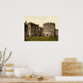 Ludlow Castle I, Shropshire, Engeland Poster (Keuken)