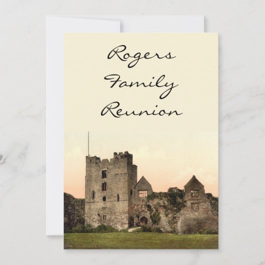 Ludlow Castle II, Shropshire, Engeland Kaart (Voorkant)