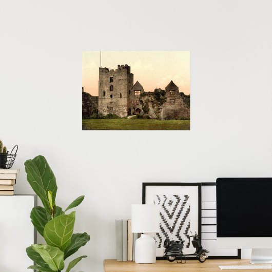 Ludlow Castle II, Shropshire, Engeland Poster (Thuiskantoor)