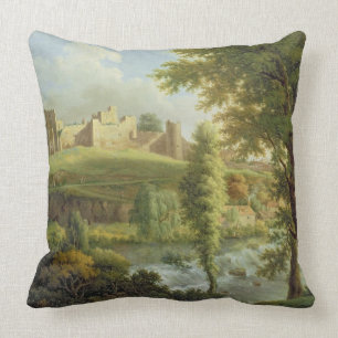 Ludlow Castle met Dinham Weir uit de Zuid-Wes Kussen
