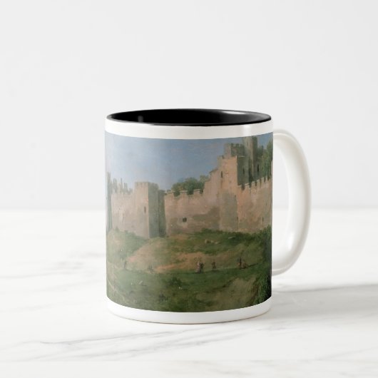 Ludlow Castle Tweekleurige Koffiemok (Voorkant rechts)