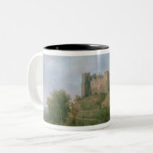 Ludlow Castle Tweekleurige Koffiemok (Voorkant links)