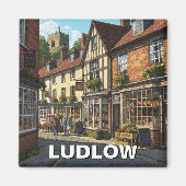 Ludlow Engeland Reizen Magneet (Voorkant)