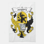 Ludlow Family Crest Theedoek (Verticaal)
