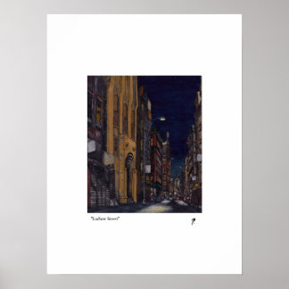 "Ludlow Street", beperkte druk (50) Poster