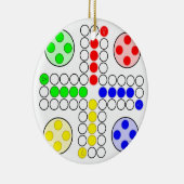 Ludo Classic Board Game Keramisch Ornament (Rechts)