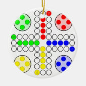 Ludo Classic Board Game Keramisch Ornament (Voorkant)