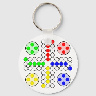 Ludo Classic Board Game Sleutelhanger
