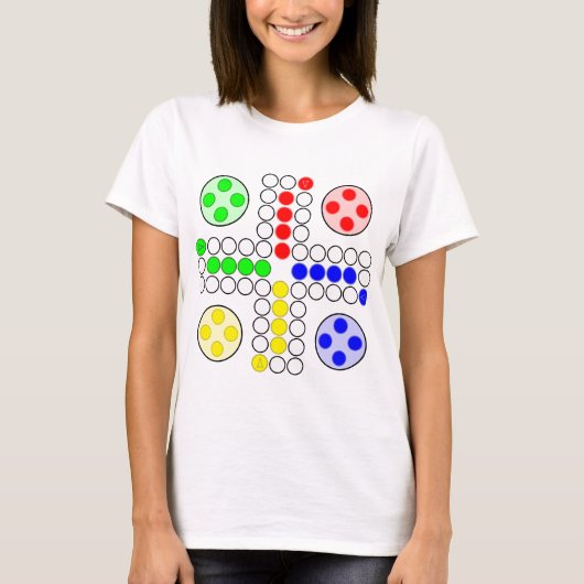 Ludo Classic Board Game T-shirt (Voorkant)