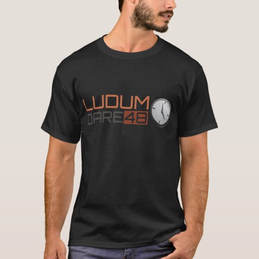 Ludum Dare Shiny Clock T-shirt (Voorkant)