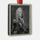 Ludvig Holberg Metalen Ornament (Rechts)