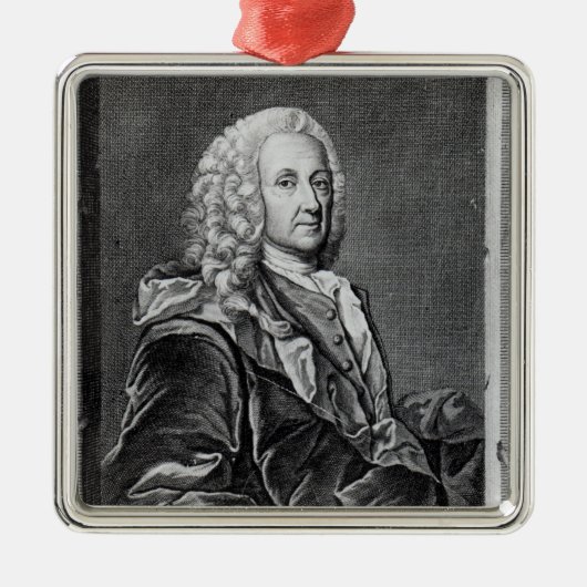 Ludvig Holberg Metalen Ornament (Voorkant)