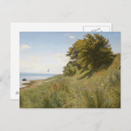 Ludvig Kabell - zomerdag in het zee Briefkaart (Voorkant / Achterkant)