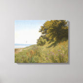 Ludvig Kabell - zomerdag in het zee Canvas Afdruk (Voorkant)