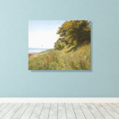 Ludvig Kabell - zomerdag in het zee Canvas Afdruk (Insitu (Houten vloer))