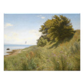 Ludvig Kabell - zomerdag in het zee Foto Afdruk (Voorkant)