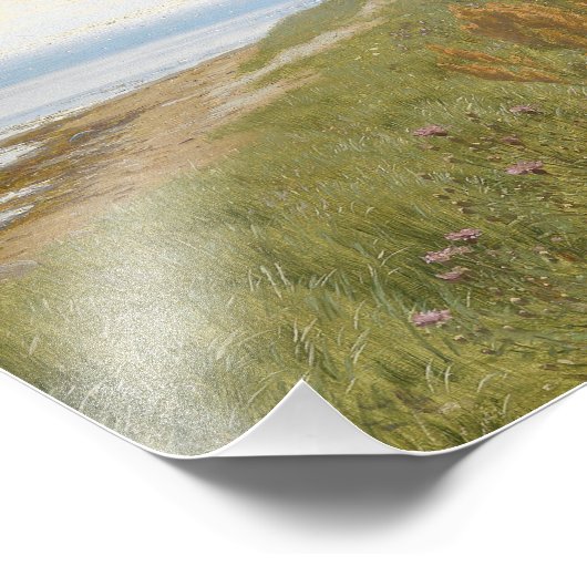 Ludvig Kabell - zomerdag in het zee Foto Afdruk (Hoek)