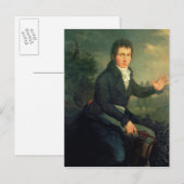 Ludvig van Beethoven , 1804 Briefkaart (Voorkant / Achterkant)