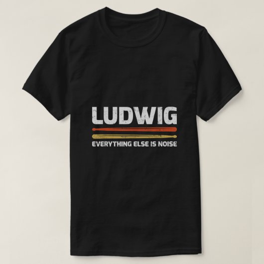 Ludwig Alles anders is ruis klassieke muziek dr. T-shirt (Design voorkant)