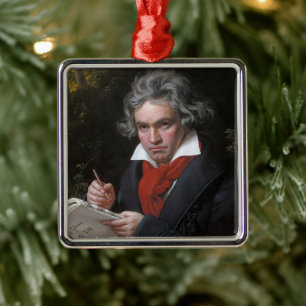 Ludwig Beethoven Symphony Classical Music Composer Metalen Ornament