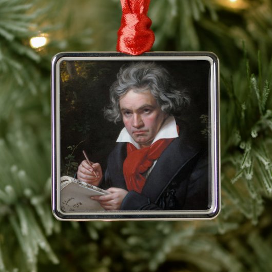 Ludwig Beethoven Symphony Classical Music Composer Metalen Ornament (Boom)