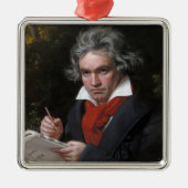 Ludwig Beethoven Symphony Classical Music Composer Metalen Ornament (Voorkant)