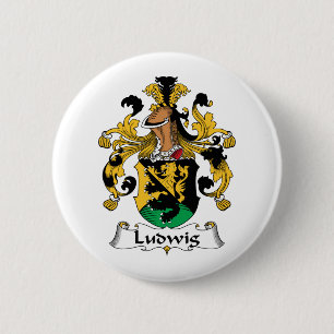 Ludwig Family Crest Ronde Button 5,7 Cm