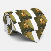 Ludwig Feurbach & Man Creëer God Quote Stropdas (Opgerold)