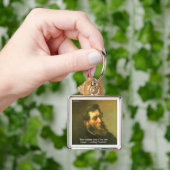 Ludwig Feurbach & Mensen schiepen God Quote Sleutelhanger (Hand)