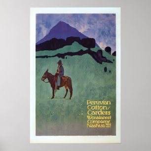 Ludwig Hohlwein Peruaanse Katoen Kaarders Poster