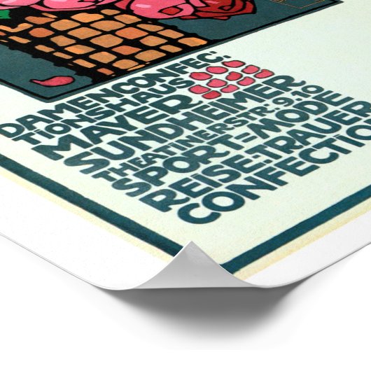 LUDWIG HOHLWEIN  POSTER 1909 (Hoek)