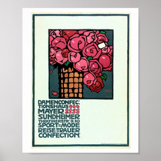 LUDWIG HOHLWEIN  POSTER 1909 (Voorkant)