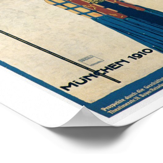 LUDWIG HOHLWEIN RECLAME POSTER 1910 (Hoek)