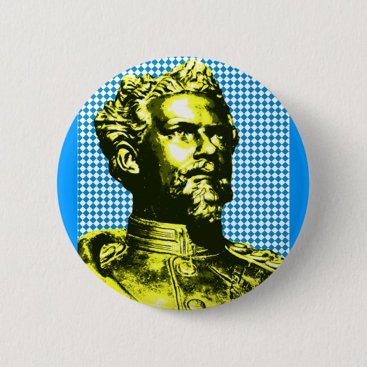 Ludwig II. König Bayern Ronde Button 5,7 Cm (Voorkant)