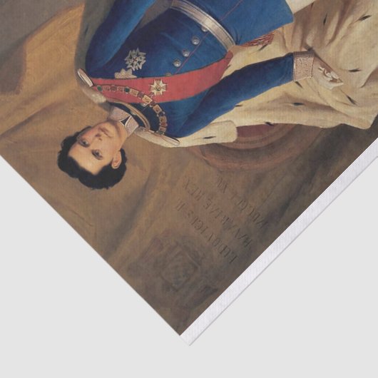 Ludwig II Ontkoppeling van weefselpapier Tissuepapier (Detail)