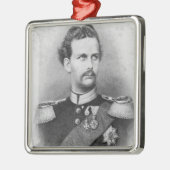 Ludwig II van Beieren Metalen Ornament (Links)