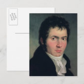 Ludwig van Beethoven , 1804 Briefkaart (Voorkant / Achterkant)