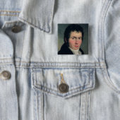 Ludwig van Beethoven , 1804 Vierkante Button 5,1 Cm (In situ)