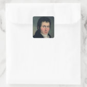 Ludwig van Beethoven , 1804 Vierkante Sticker (Tas)