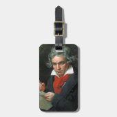 Ludwig van Beethoven, 1820 Bagagelabel (Voorkant verticaal)
