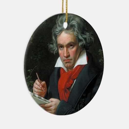 Ludwig van Beethoven, 1820 Keramisch Ornament (Rechts)