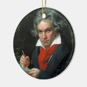 Ludwig van Beethoven, 1820 Keramisch Ornament (Links)