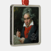 Ludwig van Beethoven, 1820 Metalen Ornament (Rechts)