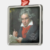 Ludwig van Beethoven, 1820 Metalen Ornament (Links)