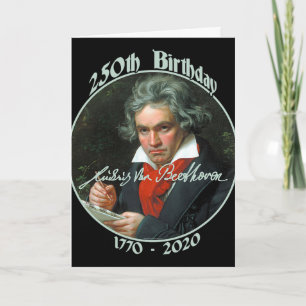 Ludwig Van Beethoven 250ste verjaardag (pt)  Kaart