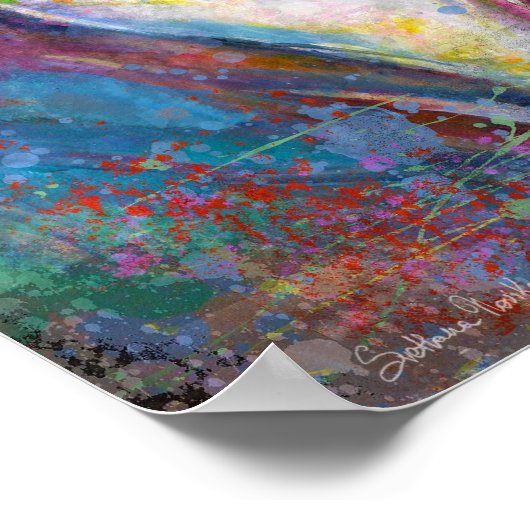 Ludwig Van Beethoven Art poster pop novikova (Hoek)