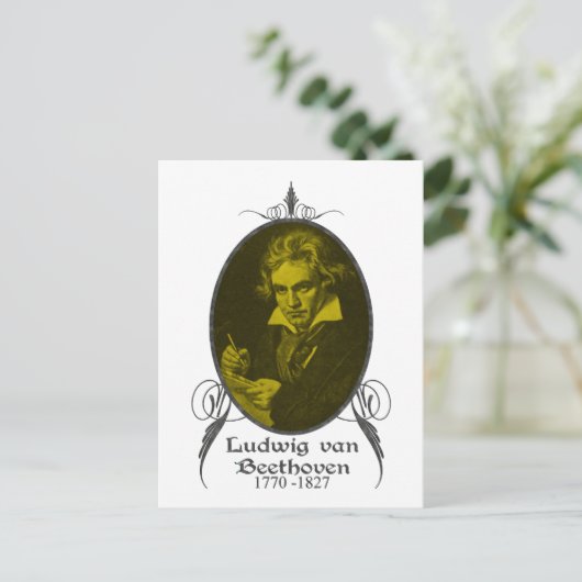 Ludwig van Beethoven Briefkaart (Staand voorkant)