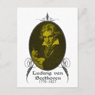 Ludwig van Beethoven Briefkaart
