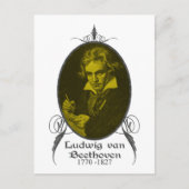 Ludwig van Beethoven Briefkaart (Voorkant)