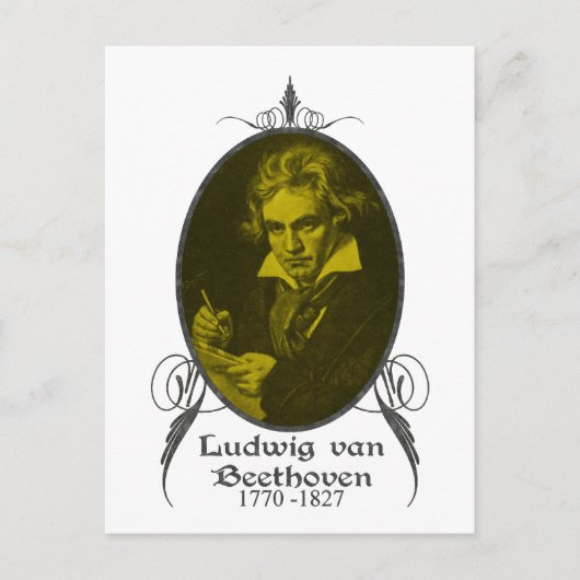 Ludwig van Beethoven Briefkaart (Voorkant)
